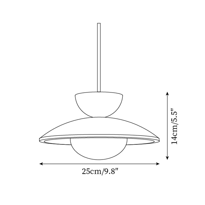 Tia Travertine Pendant Lamp | Souliia