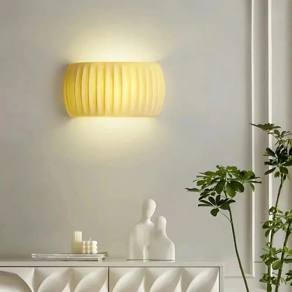The Sun of Art Deco Resin Wall Light | Souliia