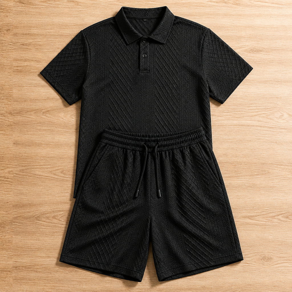 VeroLuxe Men’s Diamond Pattern Suit — Stay Cool, Sharp, and Unstoppable All Day Long - Souliia