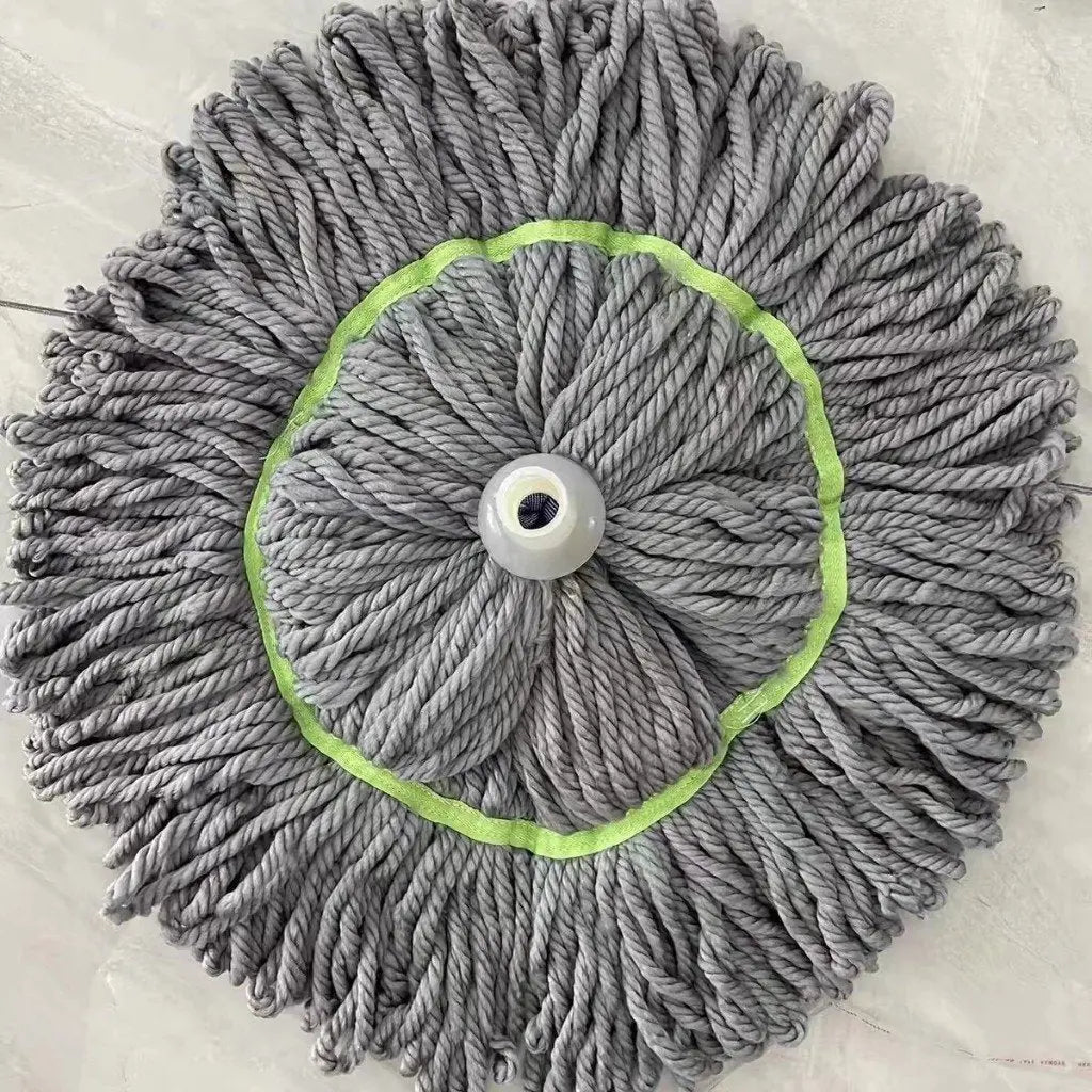 Self-Wringing Microfiber Mop Replacement Head | Swivel Connector | Hands-Free Operation | CleanPulse - Souliia