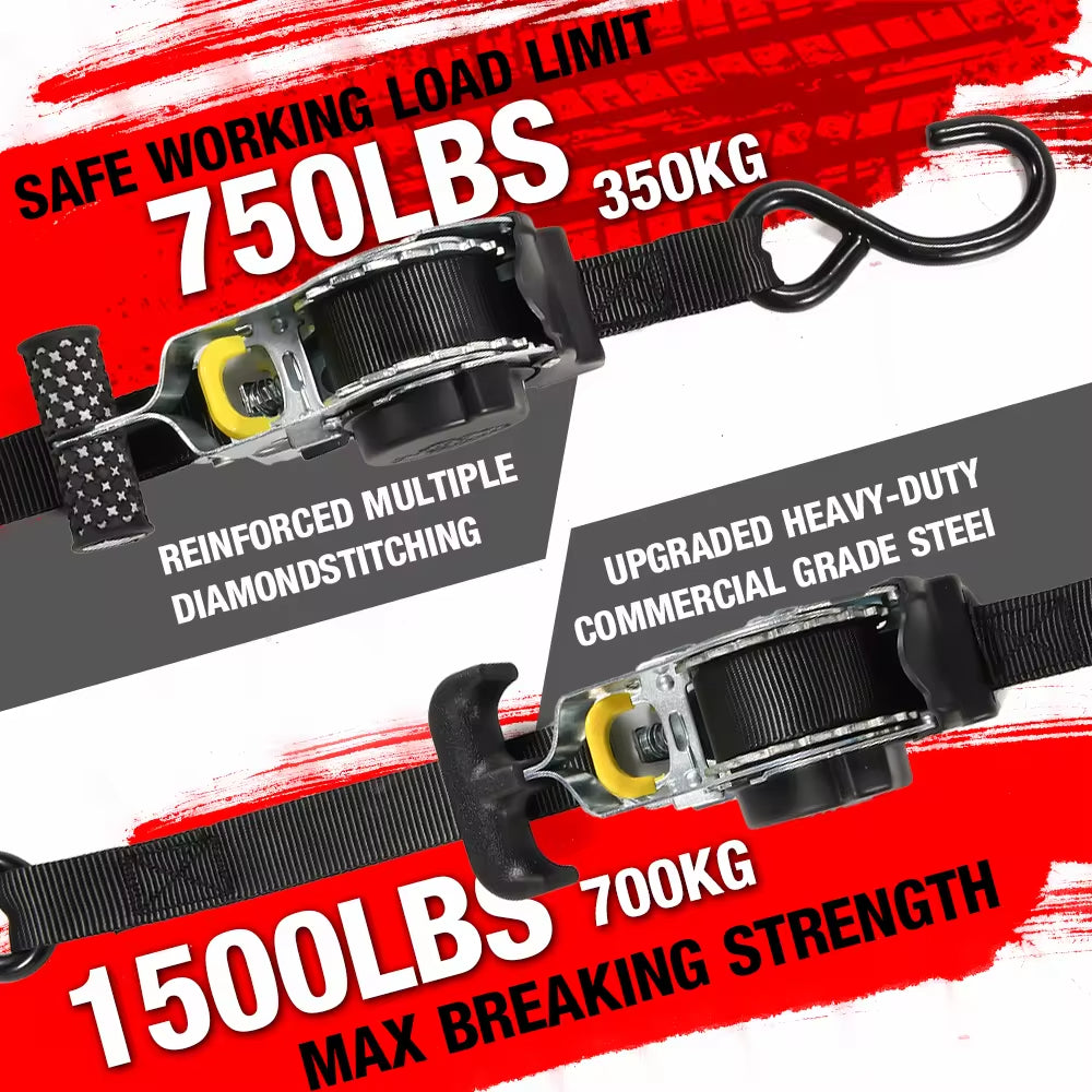 Turbo Strap - Securely and Quickly Fasten Loads Without Tangles! - Souliia