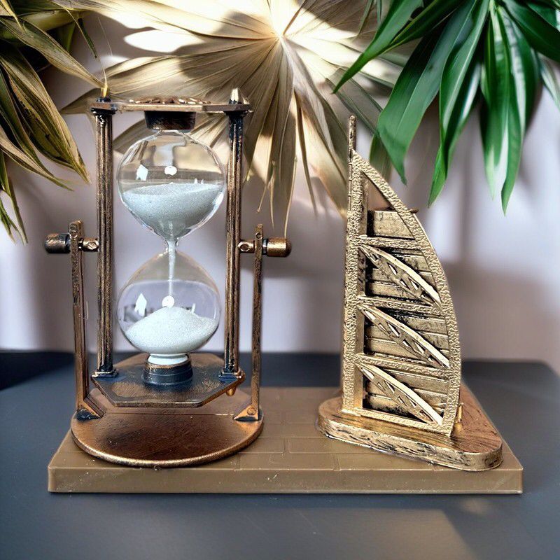 Vintage Giant Wheel Hourglass - Transform Your Space with Timeless Elegance - Souliia