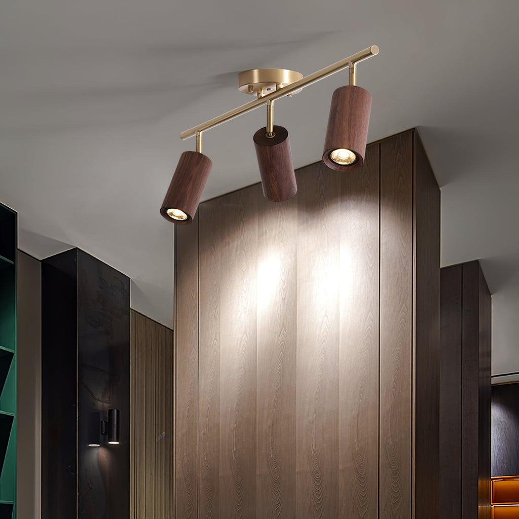 Thio Wooden Track Lighting | Souliia