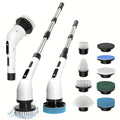 Cleanswift 9-In-1 Power Cleaning Brush Set — 300 RPM, 60-Minute Cordless Runtime, Nine Interchangeable Heads