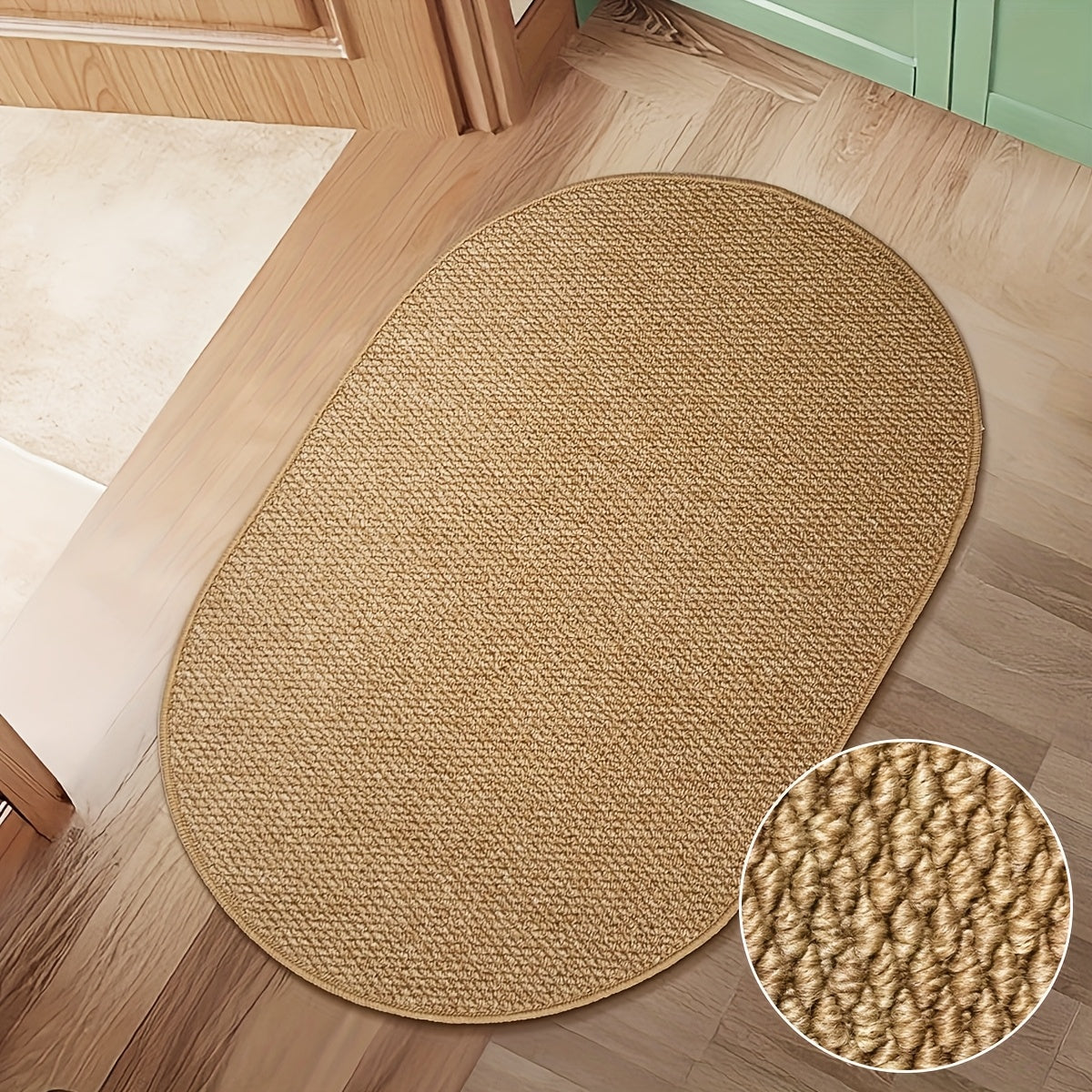 ScandiRoots Brown Oval Rug — Nordic Style Design