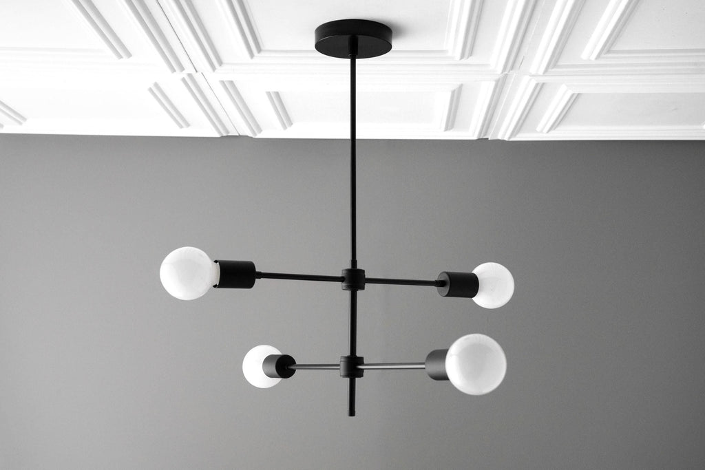 Lustră contemporană Mobilux Line cu glob și structură deschisă – iluminat decorativ cu înălțime reglabilă pentru hol | Souliia