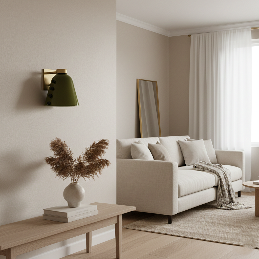 Makki Moderne Keramik Minimalistische Wandleuchte | Souliia