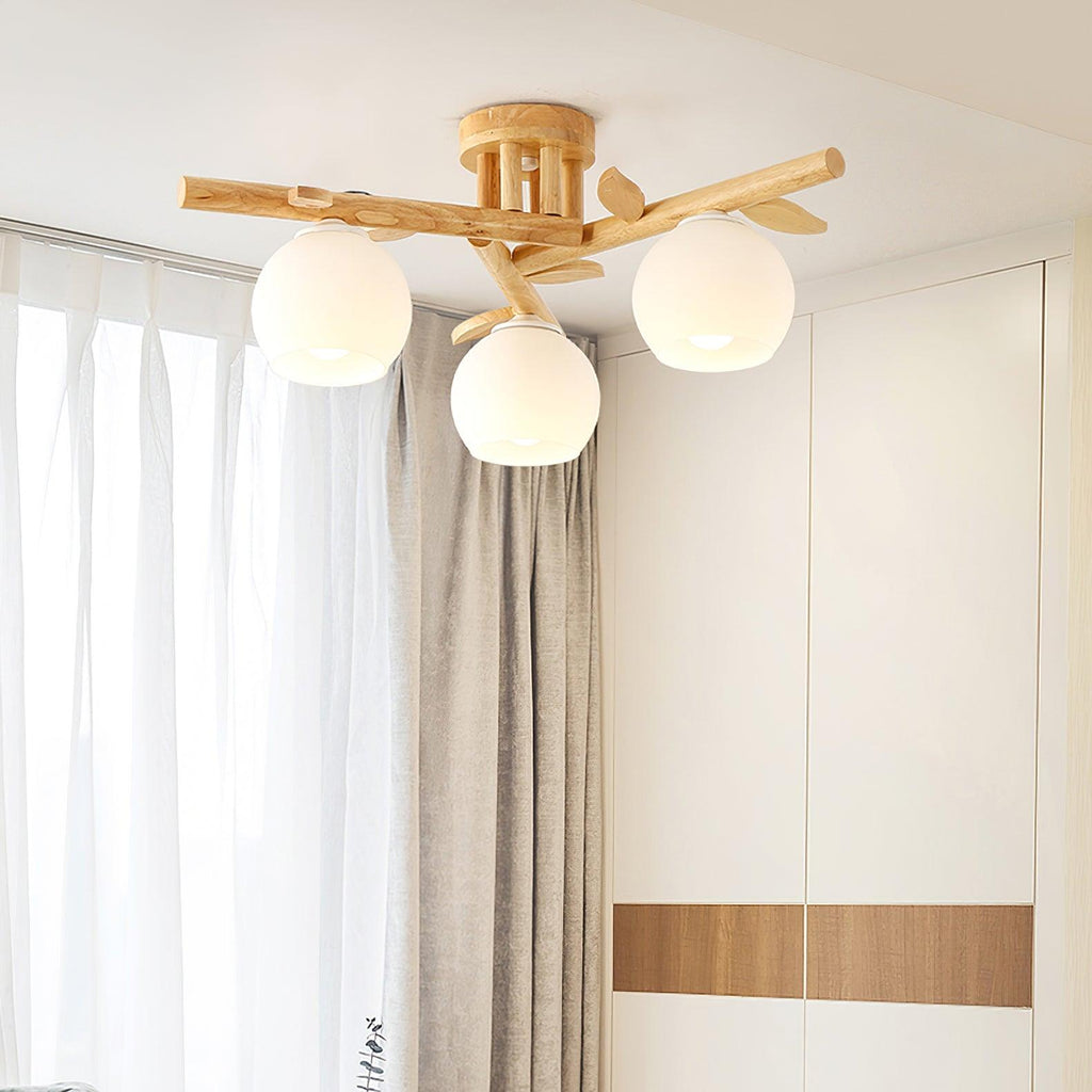 Tinsley Holz Deckenleuchte | Souliia