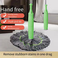 Self-Wringing Microfiber Mop Replacement Head | Swivel Connector | Hands-Free Operation | CleanPulse - Souliia