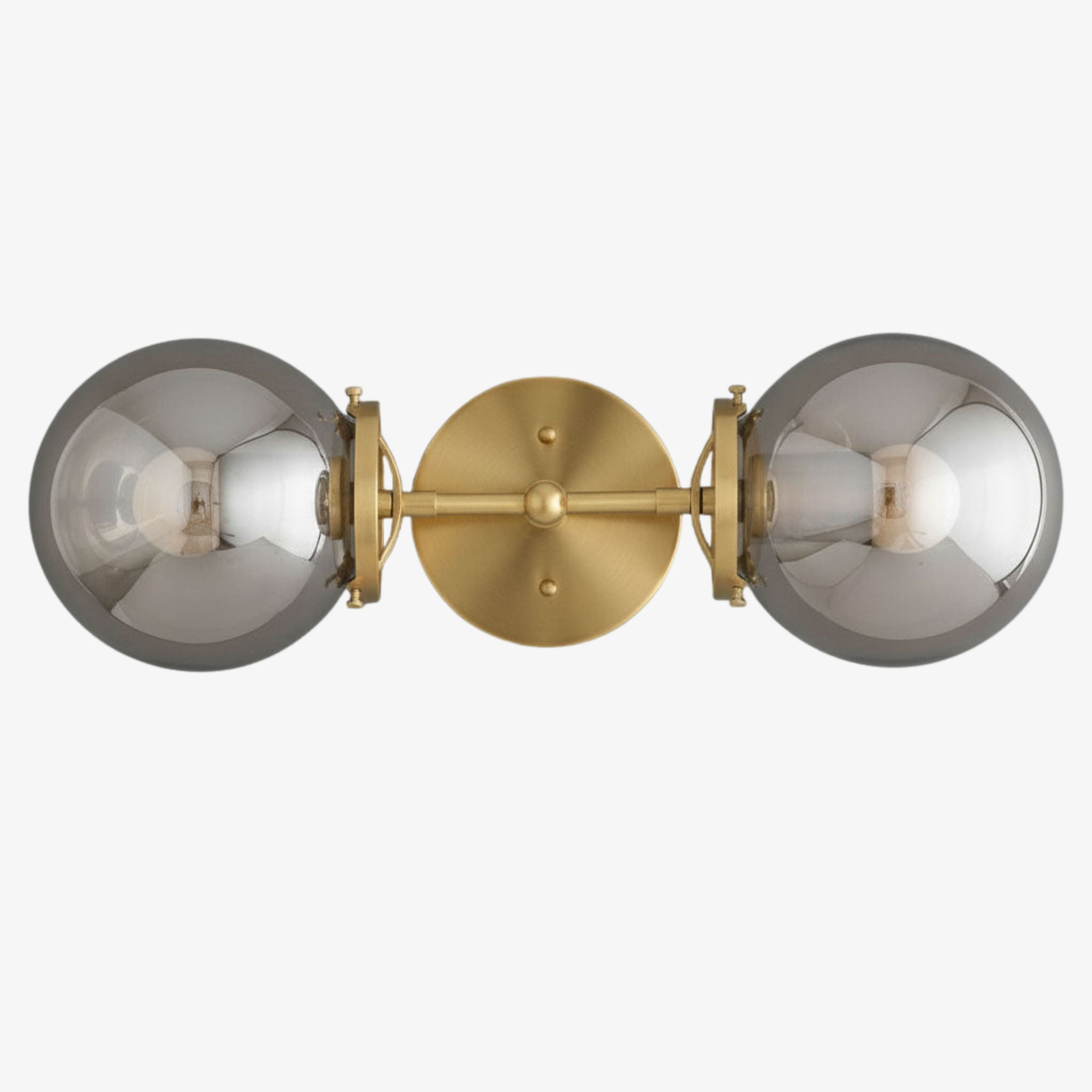 Lumio Globe Clear Glass – Modern Industrial Bathroom Vanity Light | Souliia