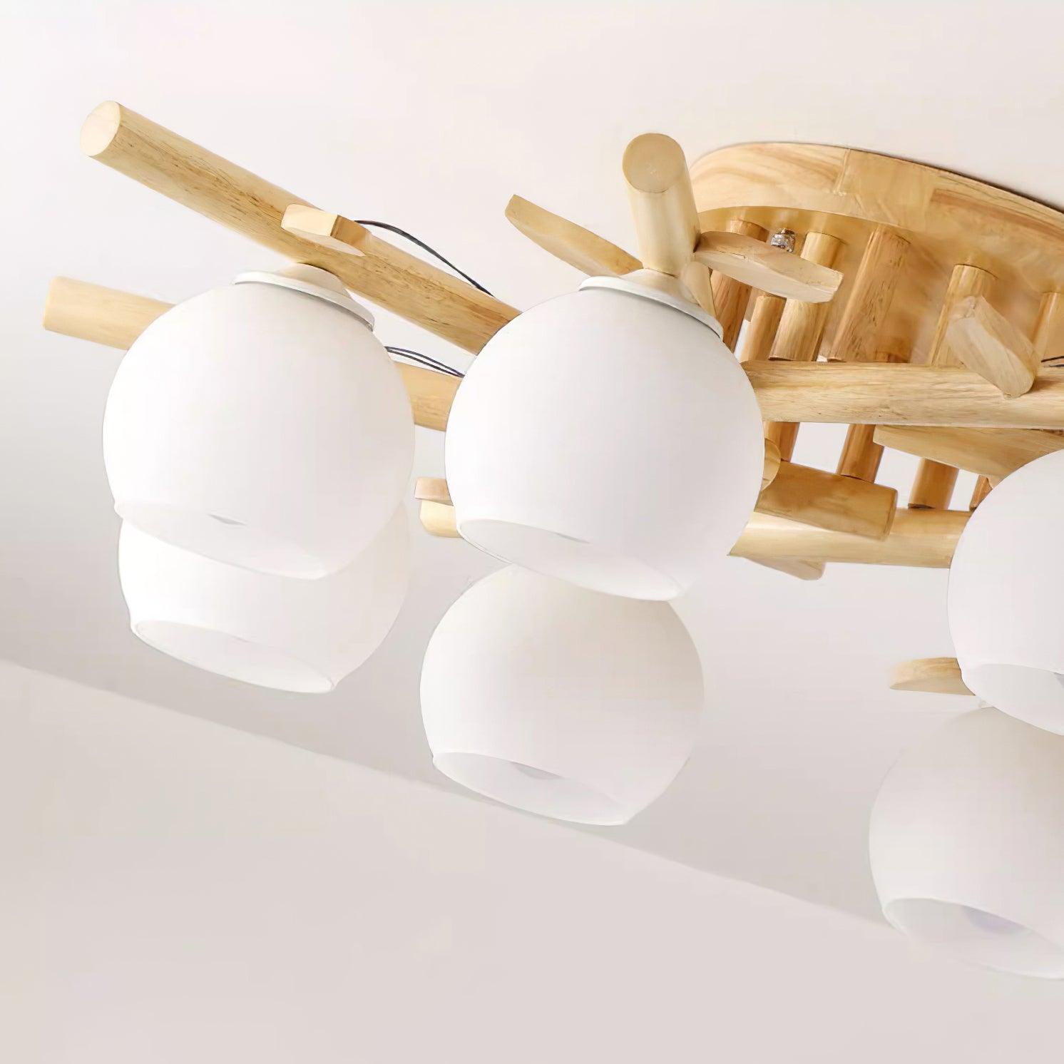Tinsley Holz Deckenleuchte | Souliia