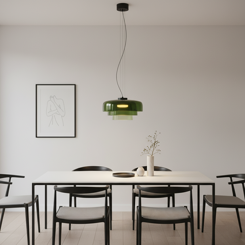 Lampada a sospensione in vetro Nordic Celestial | Souliia