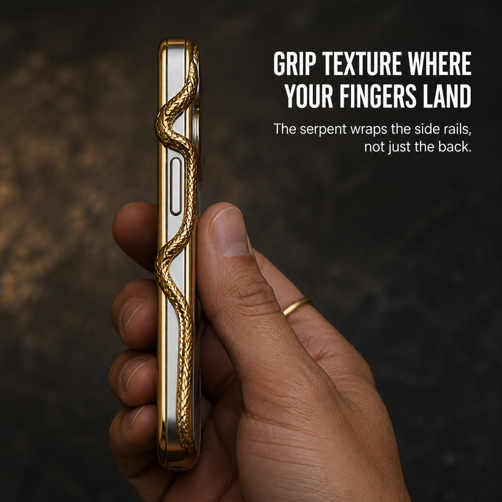 Serpentine Luxe — Wear Your iPhone Like a Sculpted Piece of Jewelry - Souliia