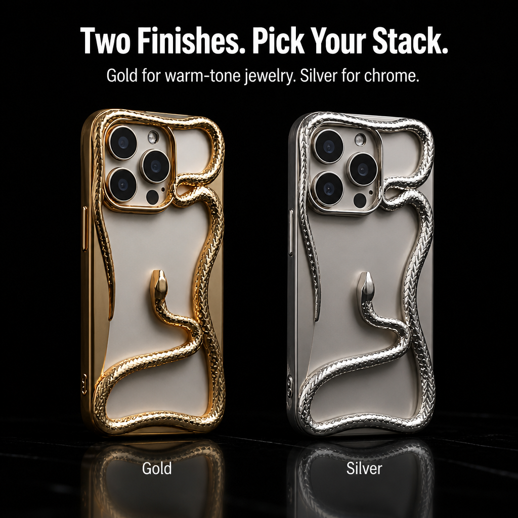 Serpentine Luxe — Wear Your iPhone Like a Sculpted Piece of Jewelry - Souliia