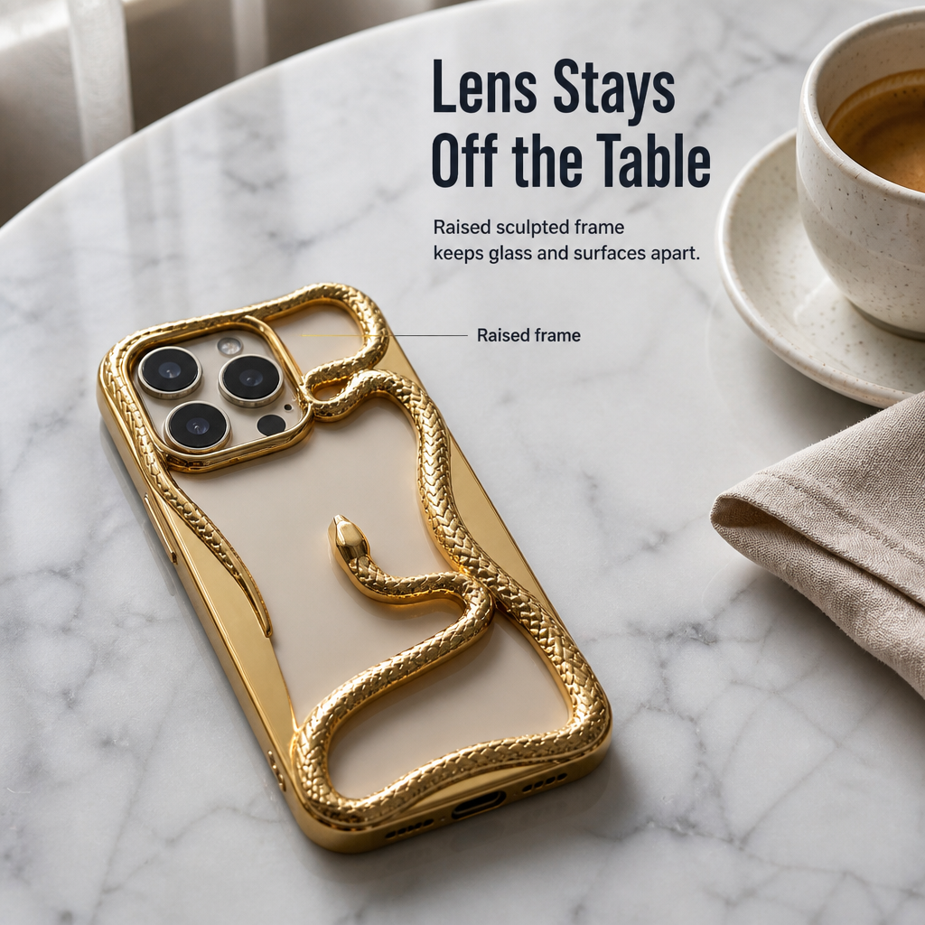 Serpentine Luxe — Wear Your iPhone Like a Sculpted Piece of Jewelry - Souliia