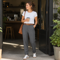 Virelia – Tailored Pinstripe High-Waist Straight-Leg Pants - Souliia