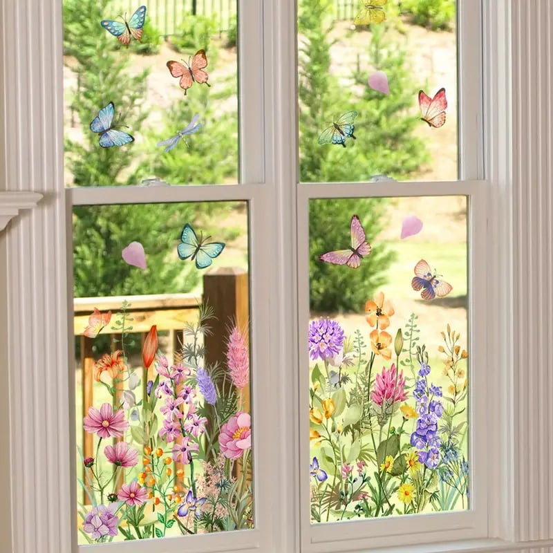 Transform Your Windows into Colorful Floral Dreams with BloomAura - Souliia