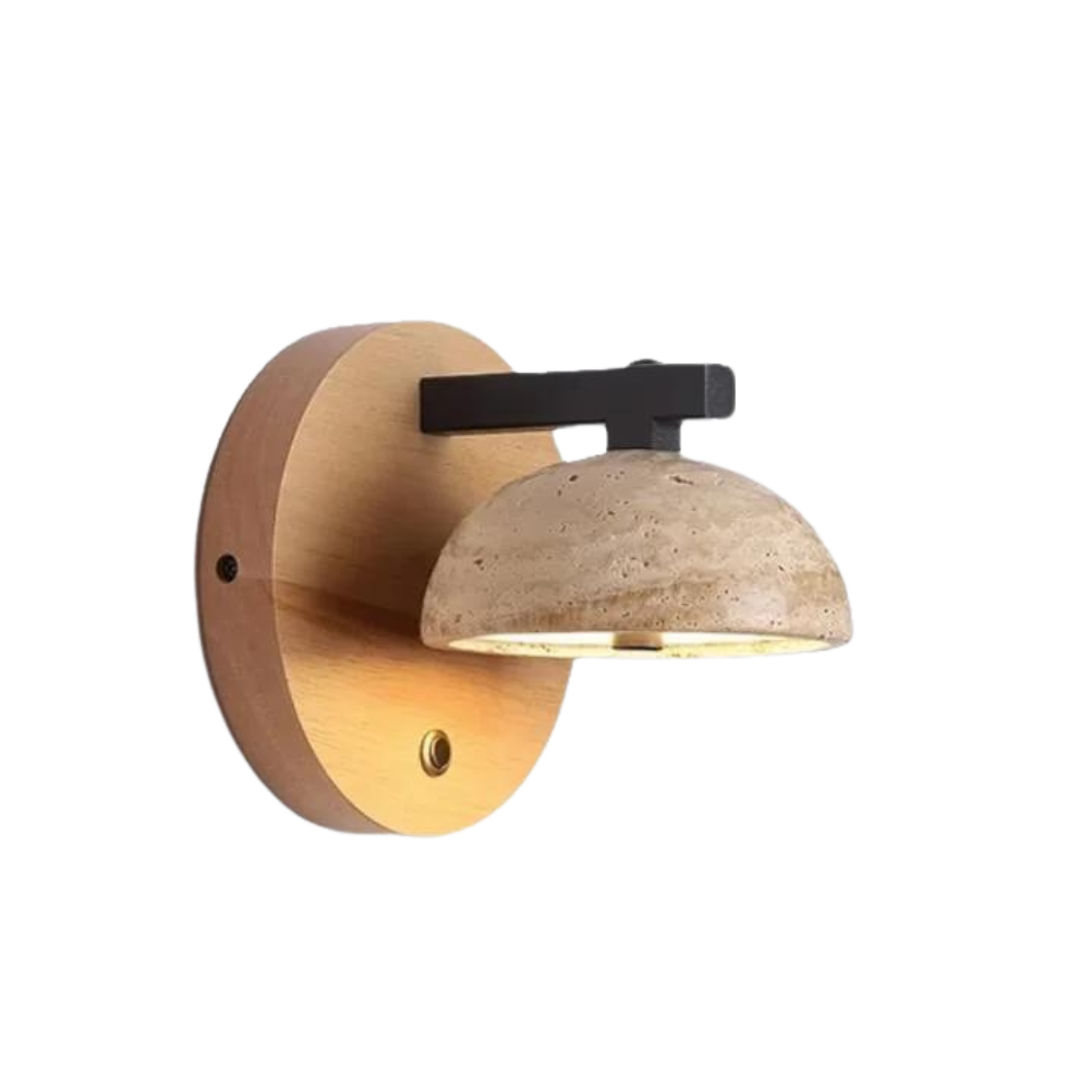 The Travertine Charming Wall Light | Souliia