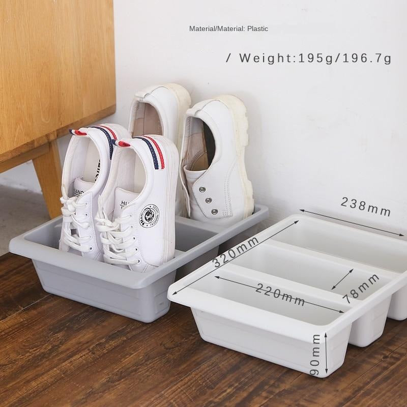 Shoe Organizer | Upright Shoe Storage | Tool-Free Plug-In Design | StepStack - Souliia