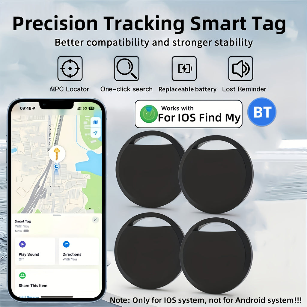 Set of 4 Smart Bluetooth Tracking Tags - Souliia
