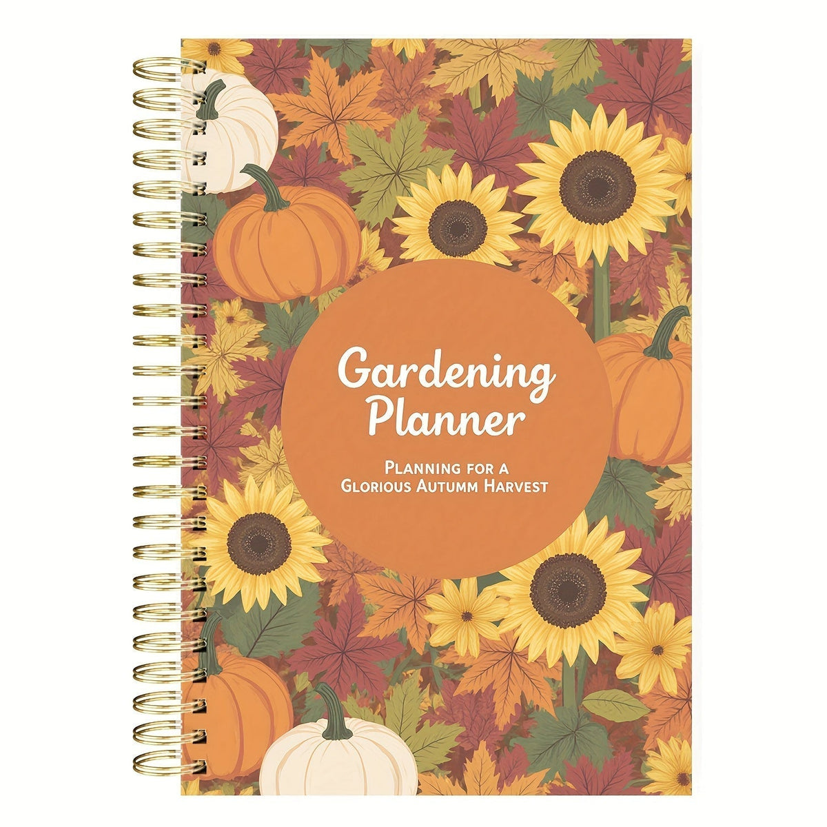 Gardenlog A5 Undated Spiral Garden Planner — 116 Pages, Structured Layouts