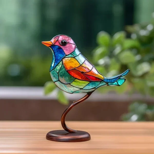 Colored Glass Birds for Chic Interior Design - ChicGlass Birds