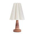 Shadon Marble Pleated Table Lamp | Souliia