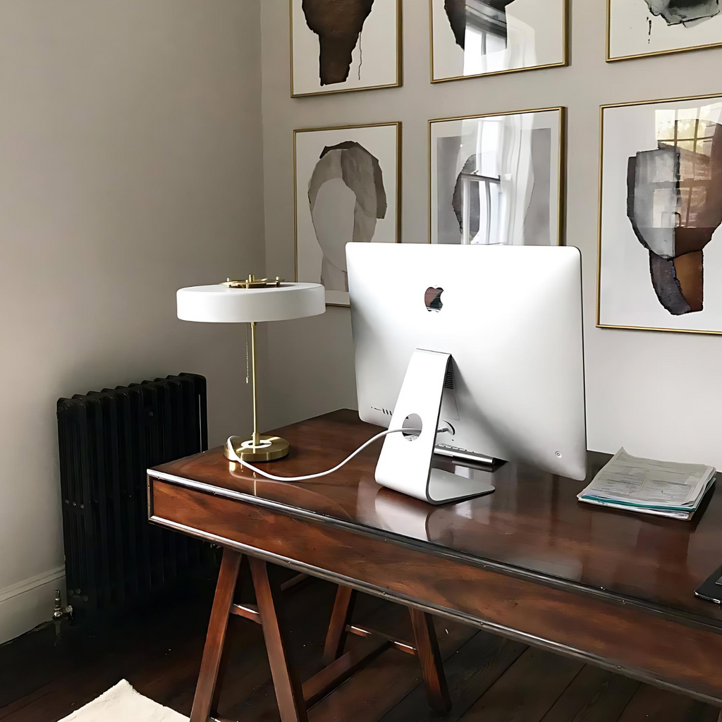 Radiant Tower of Light Minimalist Metal Table Lamp | Souliia