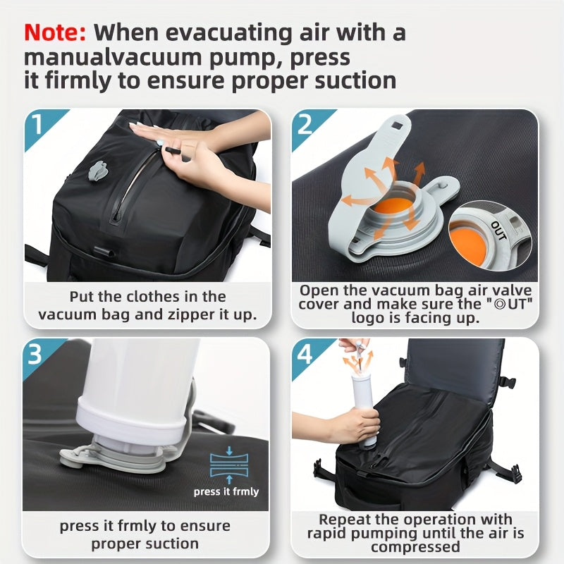 PackSmart Travel Vacuum Backpack Set — Up to 50% Volume Reduction