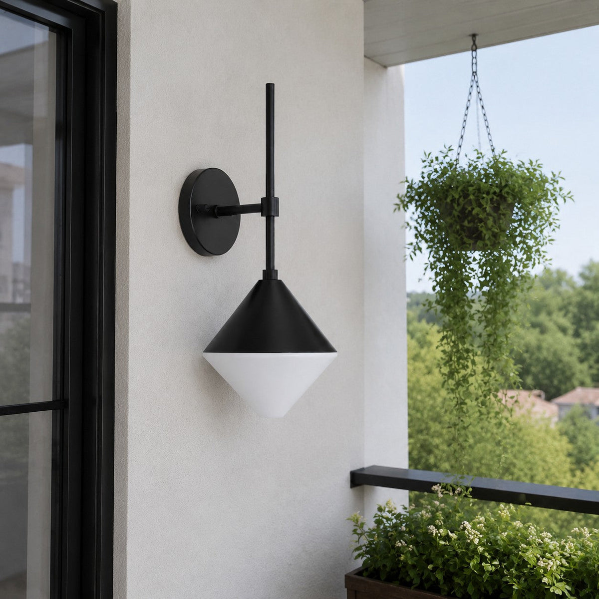 Aplica murală modernă minimalistă de exterior pentru holuri sau balcoane | Souliia