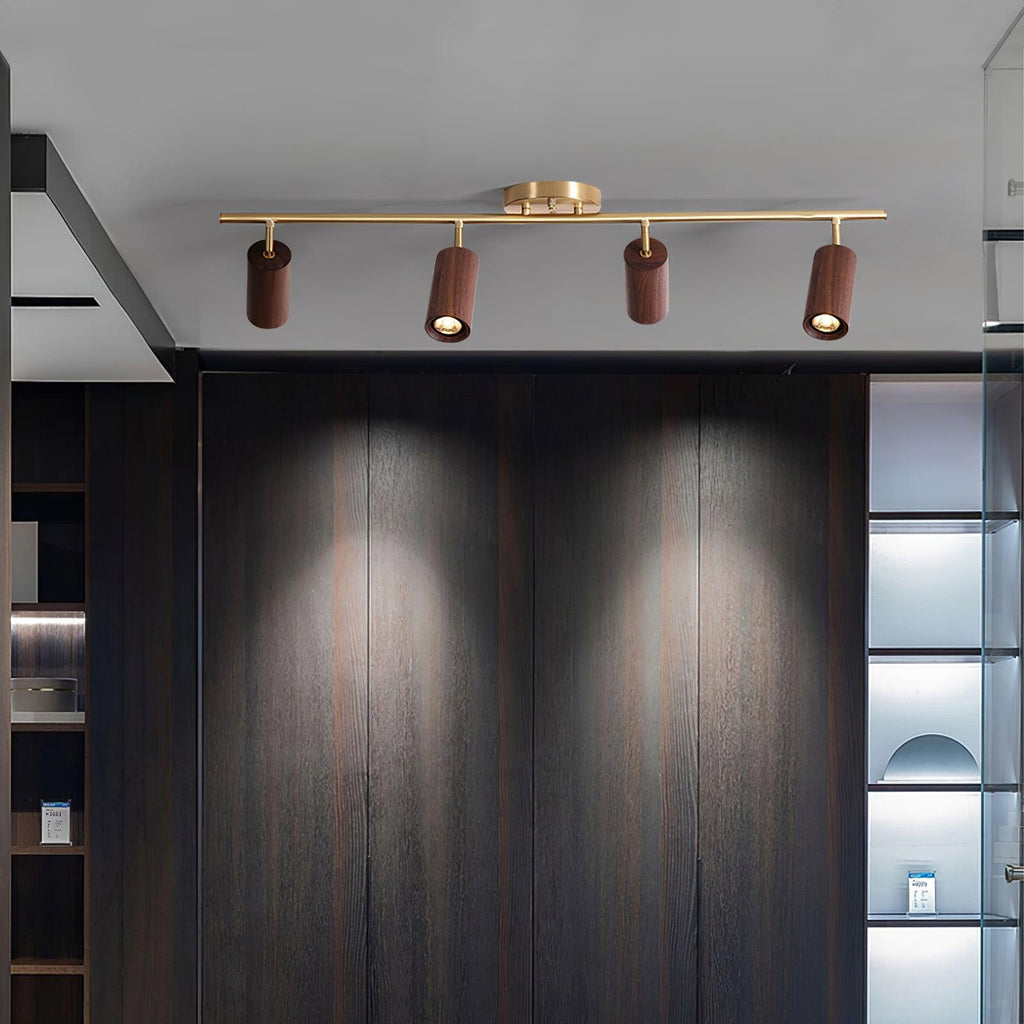 Thio Wooden Track Lighting | Souliia