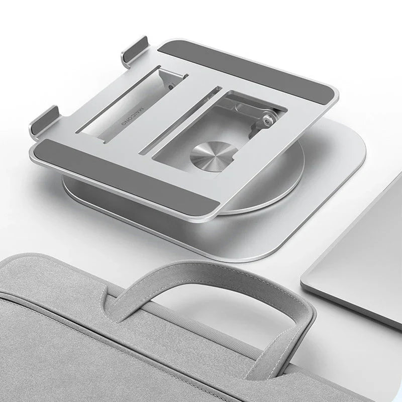 Support pivotant réglable pour ordinateur portable — Rotation à 360°, hauteur et inclinaison réglables