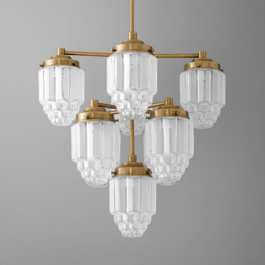 Tierlux Glas Wolkenkratzer-Kugel Kronleuchter – Moderne Mehrarm-Kugelleuchte für Wohn- & Esszimmer | Souliia