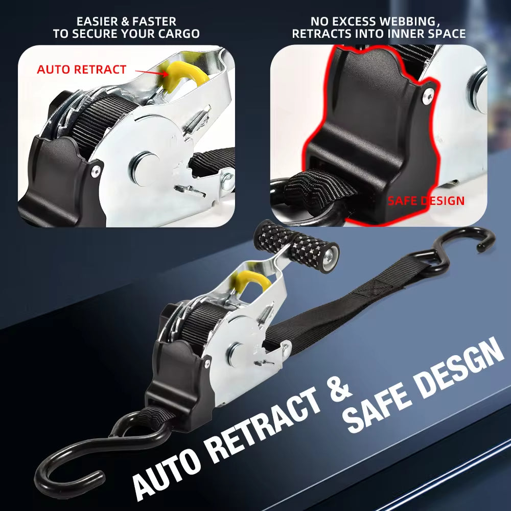 Turbo Strap - Securely and Quickly Fasten Loads Without Tangles! - Souliia