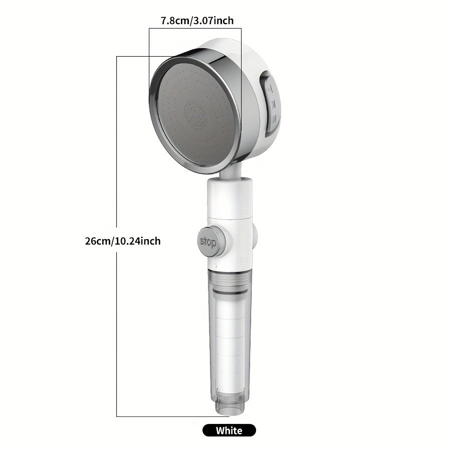 Nimbusa Adjustable Flow Showerhead — Three Distinct Spray Modes