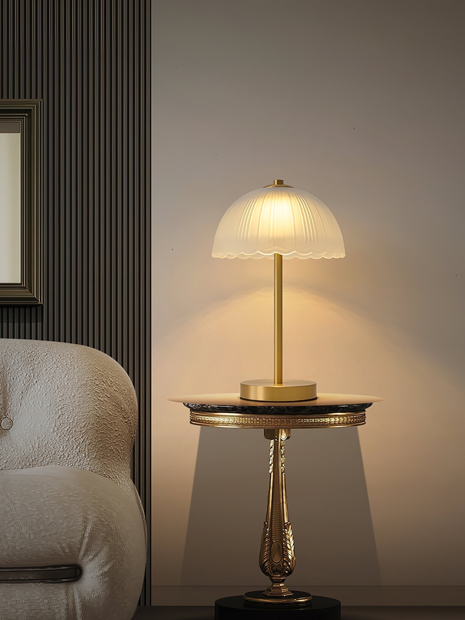 Small Umbrella Table Lamp | Souliia
