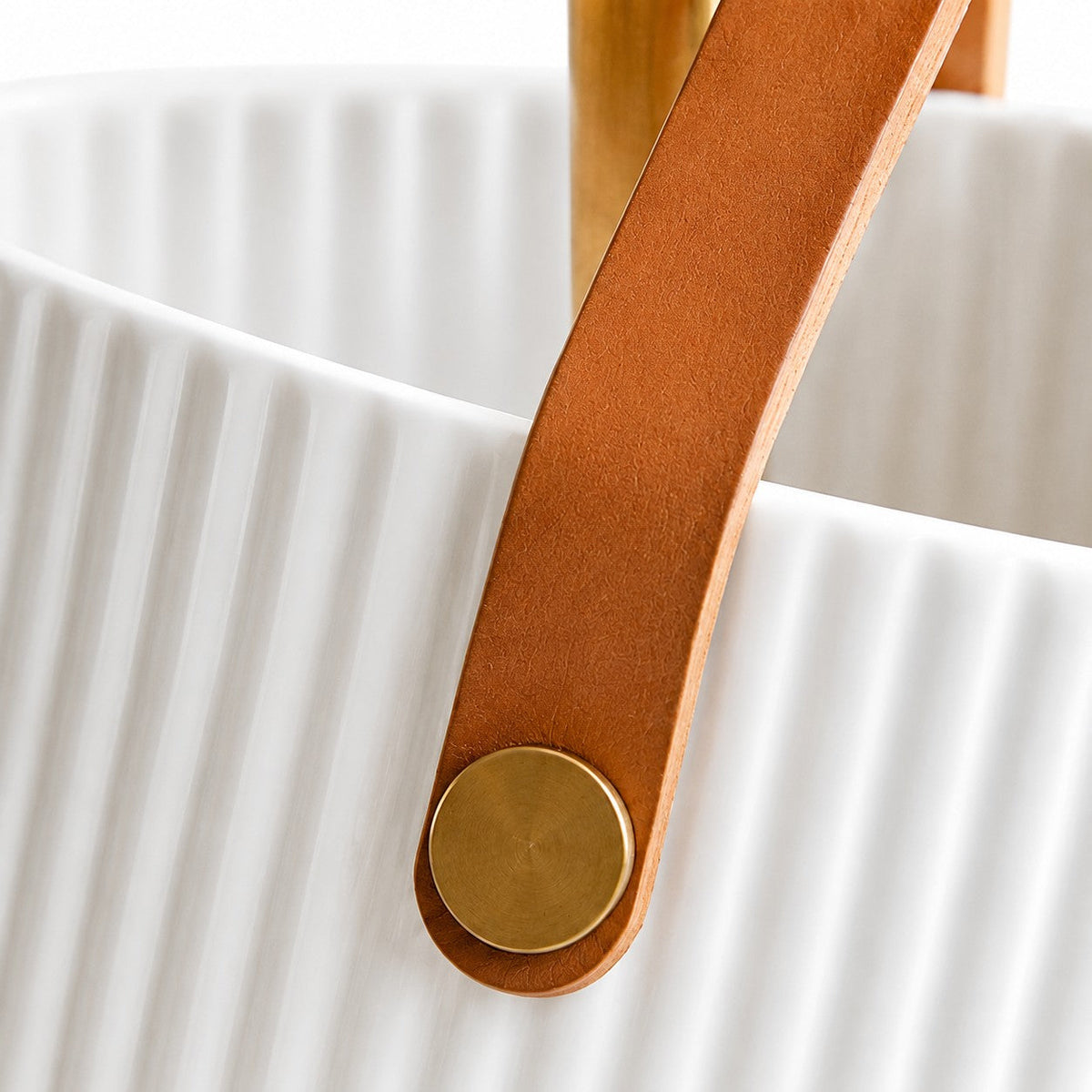 Mini lampada a sospensione in ceramica e ottone Wabi-Sabi | Souliia