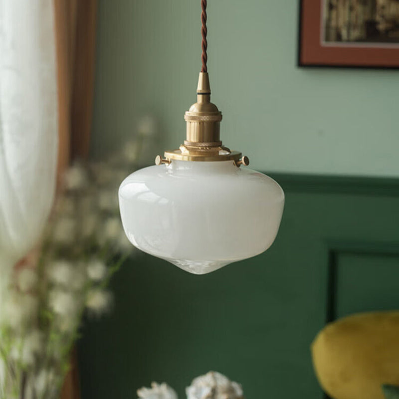 Radiant Lantern Retro Glass Pendant Light | Souliia
