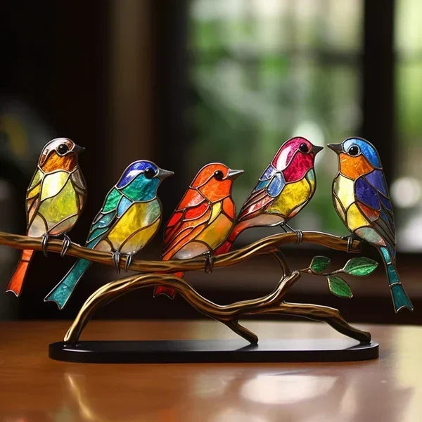 Colored Glass Birds for Chic Interior Design - ChicGlass Birds