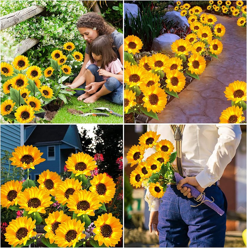 RamaraSun Girasoli solari — Illumina le tue notti con l'incanto del giardino, senza sforzo - Souliia