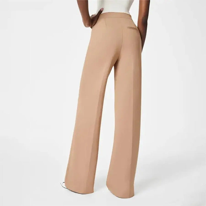 VeloraFlow Wide-Leg Pants — Sculpt Your Shape with All-Day Freedom and Effortless Elegance - Souliia