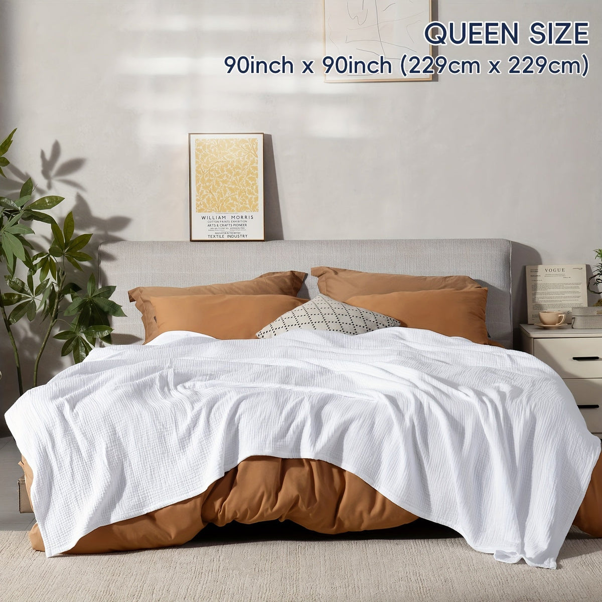 Cloudsoft Four-Layer Cotton Blanket — Soft, Breathable Weave