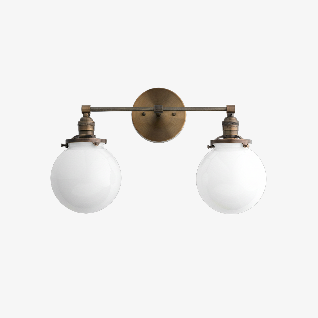 Lumio Globe Geometric Linear Vanity Light – Modern Bathroom Wall Fixture for Mirror and Sink Areas | Souliia