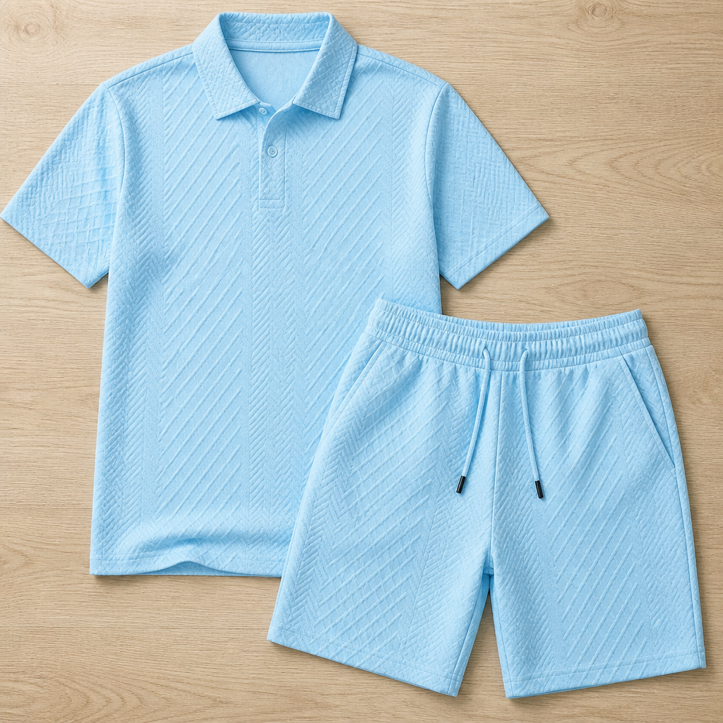 VeroLuxe Men’s Diamond Pattern Suit — Stay Cool, Sharp, and Unstoppable All Day Long - Souliia