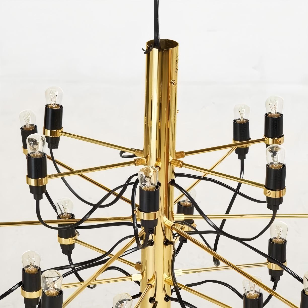 Tendrila zeitgenössischer Mehrfach-Licht-Kronleuchter - Industrie-inspiriertes Design Metallaufhängung für Lounges N01 | Souliia