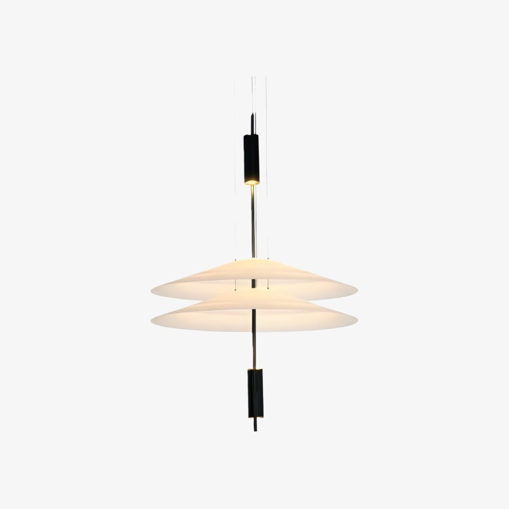 Plumeo pendellampe i flere lag – minimalistisk lampe til moderne stuer N54 | Souliia