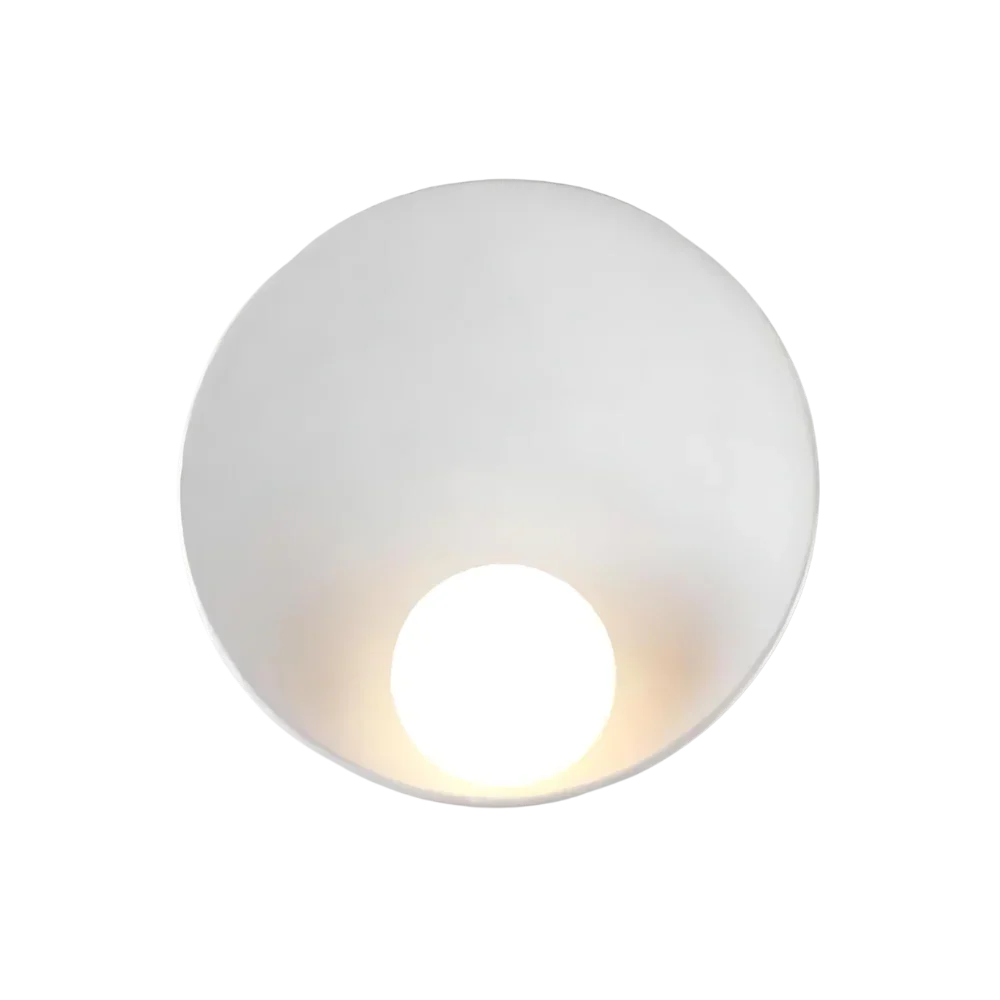 Serenity Modern Resin Japandi Metal Wall Lamp | Souliia