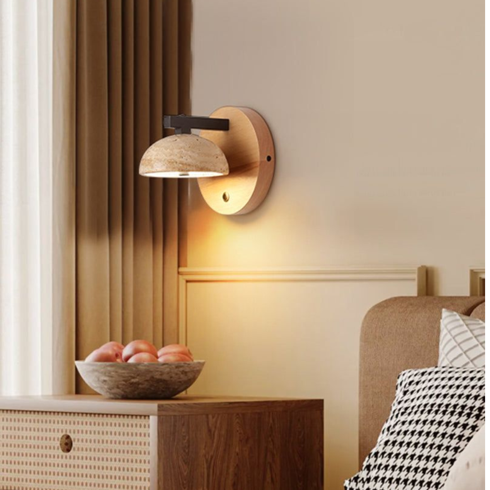 The Travertine Charming Wall Light | Souliia