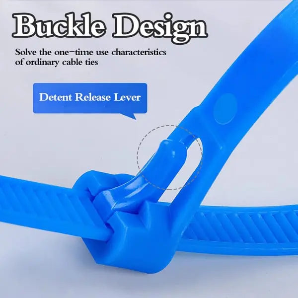 Reusable Cable Ties for Easy Organization – Strong Hold and Flexibility - Souliia