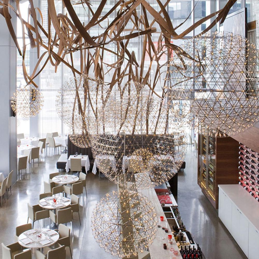 Silver Spark Ball Pendant Light | Souliia